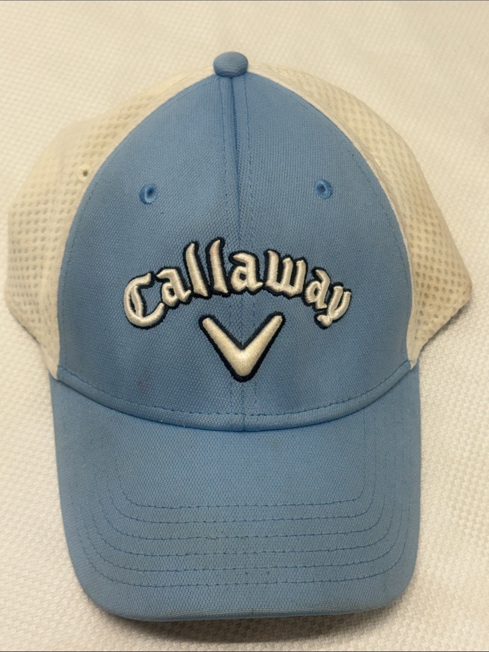 Callaway Light Blue Front with White Mesh Back Golf Hat